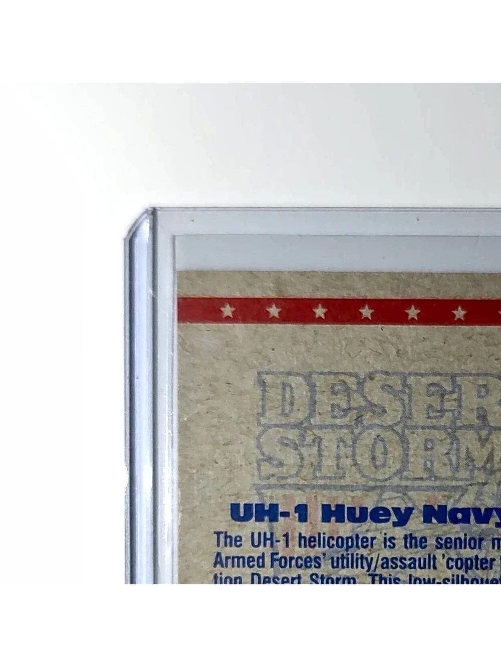 UH-1 Huey (Bell Helicopter) 1991 Topps Desert Storm #13 Card